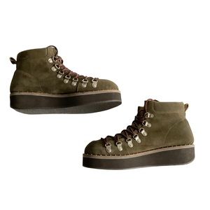 Free People Suede Durango Hiking Boots